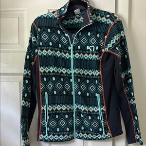 Kari Traa Geometric Fleece Jacket